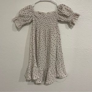 &merci Girls Floral Peasant Sleeve Dress